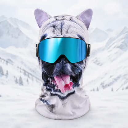 Bulldog Animal Ski Mask