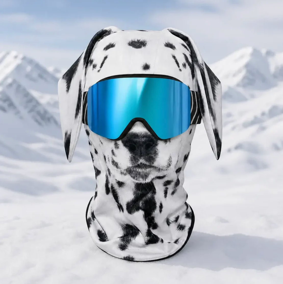 Dalmatian Animal Ski Mask