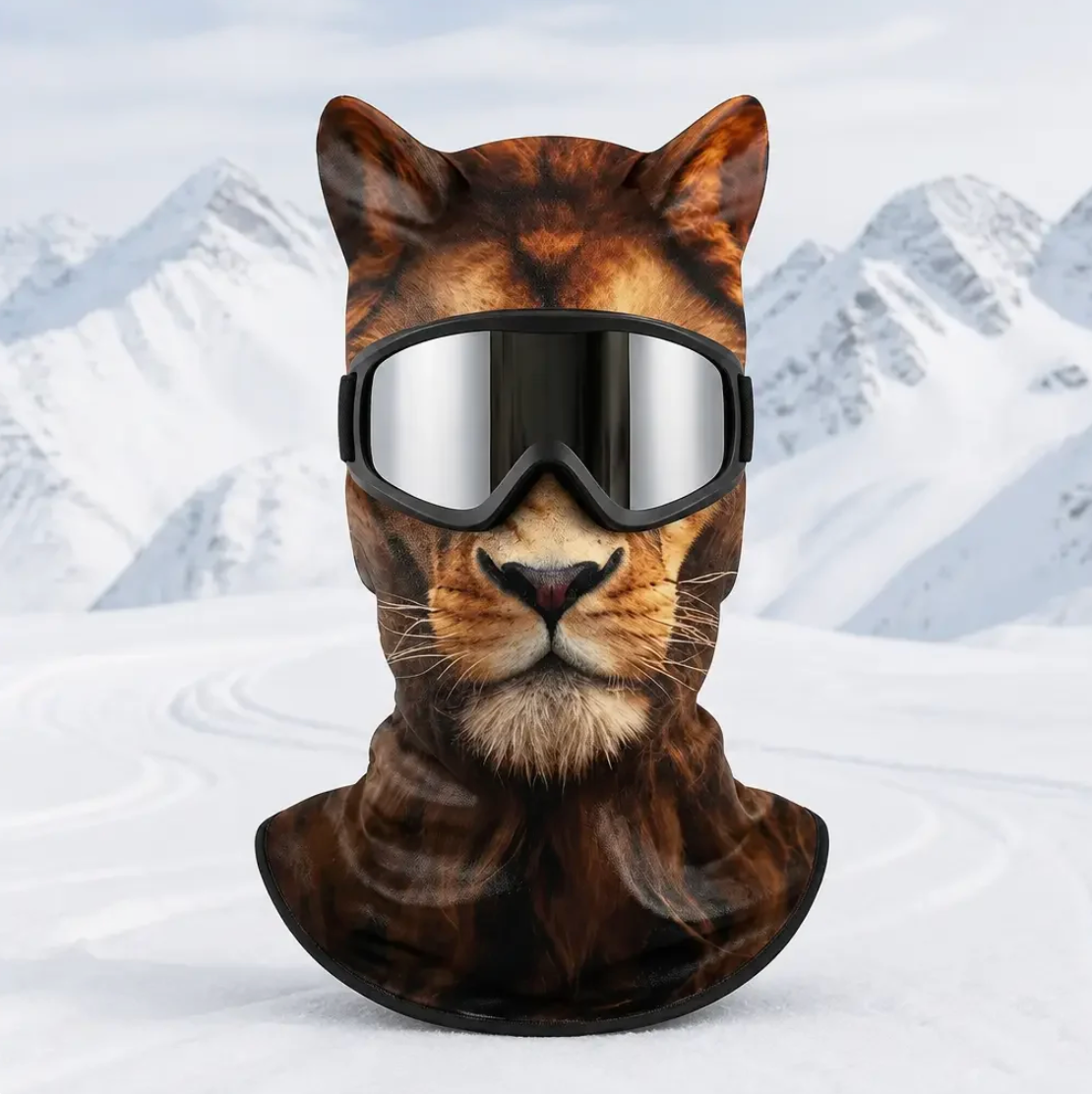 Lion Animal Ski Mask