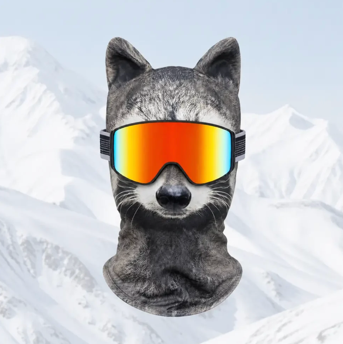 Raccoon Animal Ski Mask