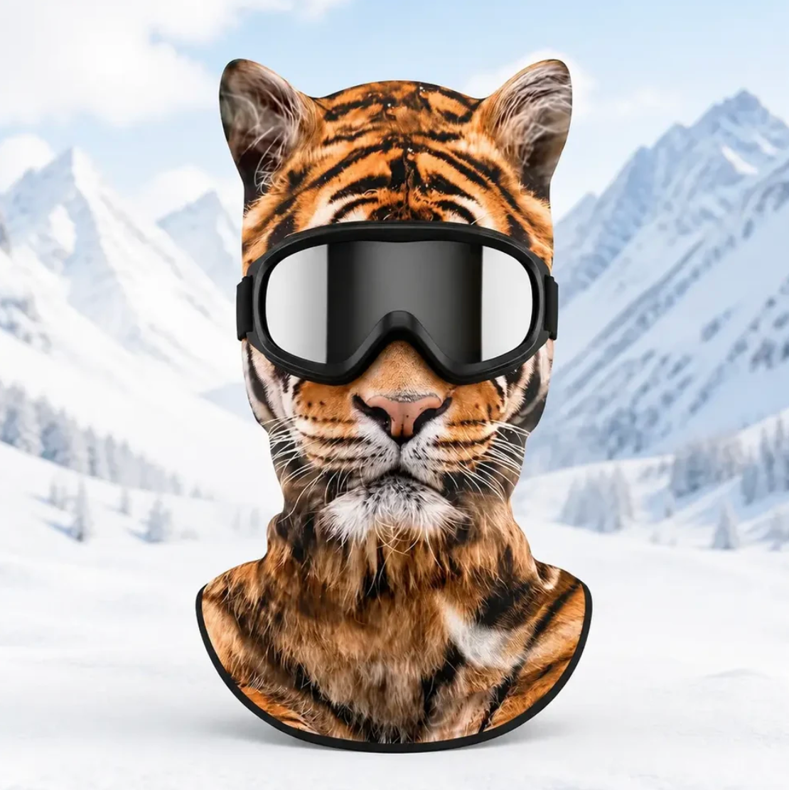 Tiger Animal Ski Mask